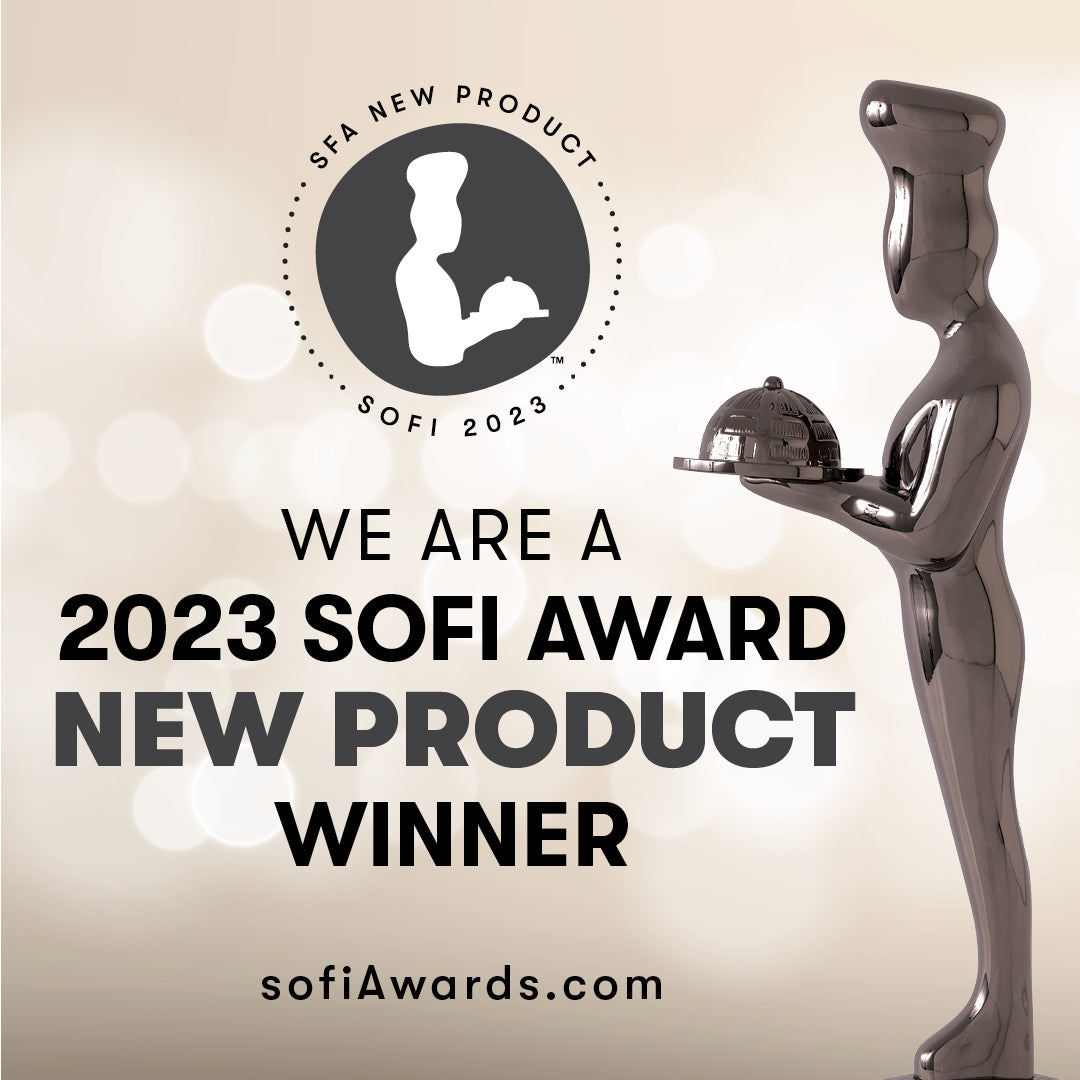 SFA New Product Sofi 2023 Award. We are a 2023 Sofi Award new product winner.