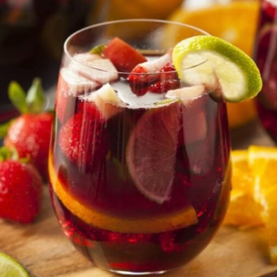 Image of sangria as a sample or a non alcoholic beverage as a wine alternative